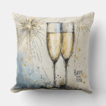 Gott nytt år Champagne Skål