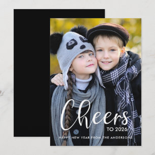 Gott nytt år Cheers Photo Julkort