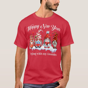 Gott nytt år Chillin med mina flickvänner kvinnor T Shirt