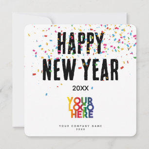 Gott nytt år Corporate Business Logotyp Helgdag