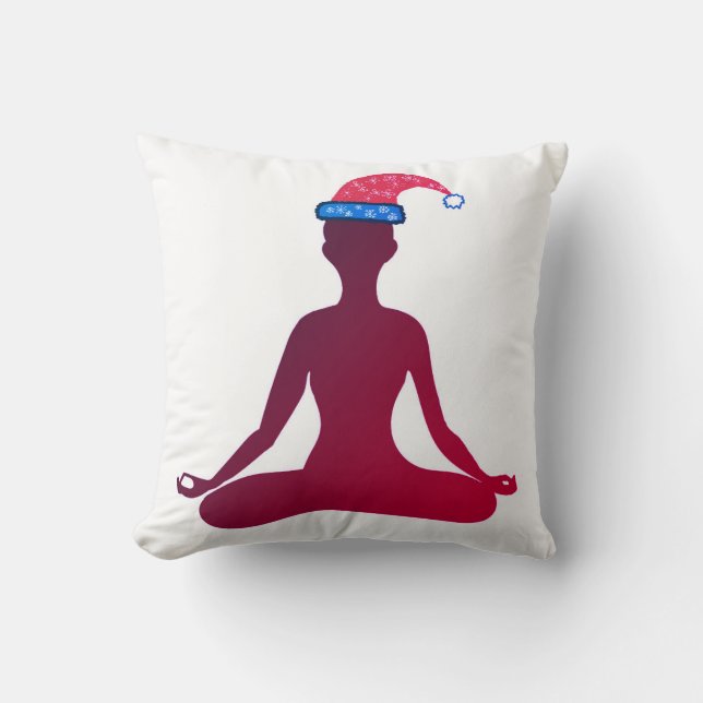 Gott nytt år Cushion Yoga Kudde (Framsida)