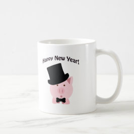 Gott nytt år! Dapper Gris Kaffemugg