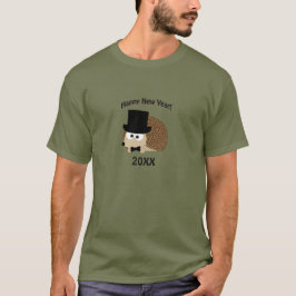 Gott nytt år! Dapper igelkott T Shirt