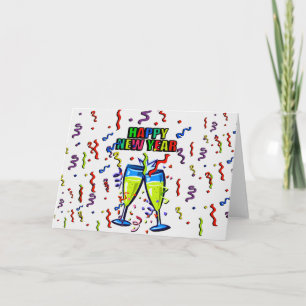 Gott nytt år Day_Card Helgkort