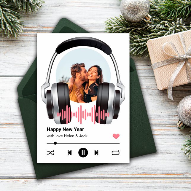 Gott nytt år ditt favoritkort för Sång Meddelande (Skapare uppladdad)