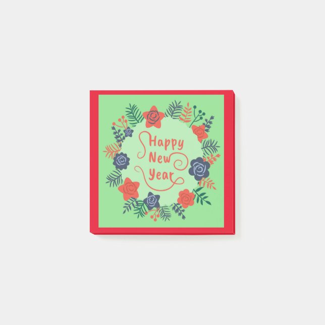 GOTT NYTT ÅR EFTER IT-NOTER POST-IT BLOCK (Framsida)