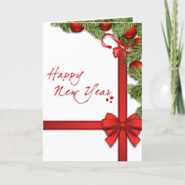 Gott nytt år Elegant Juldekorationer Helgkort