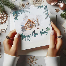 Gott nytt år elegant KORT