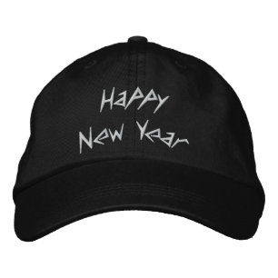 Gott nytt år Embroized Cap Broderad Keps