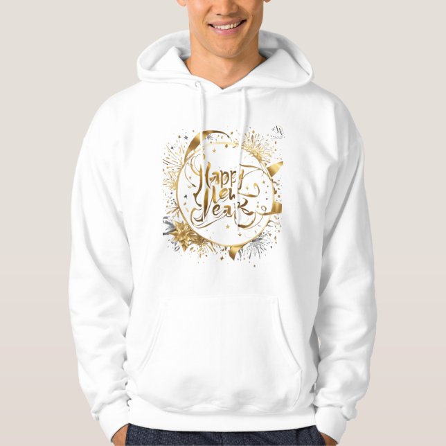 Gott nytt år’ Festive Hoodie (Framsida)