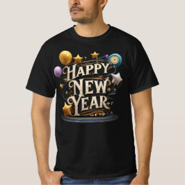 Gott nytt år firande fest t shirt