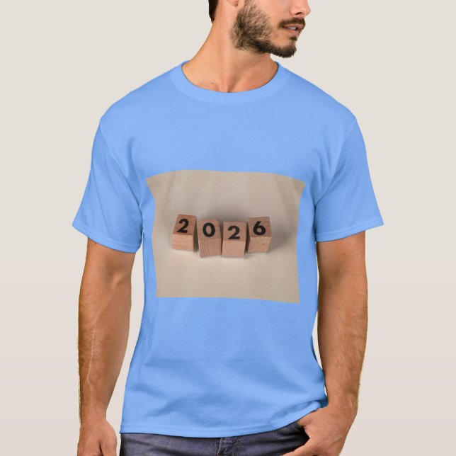 Gott nytt år firande grafik t shirt (Framsida)