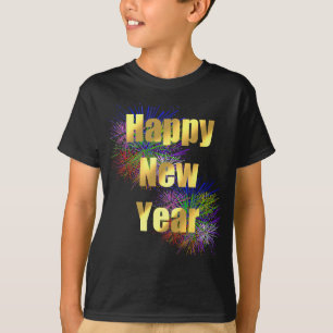 Gott nytt år firande t shirt