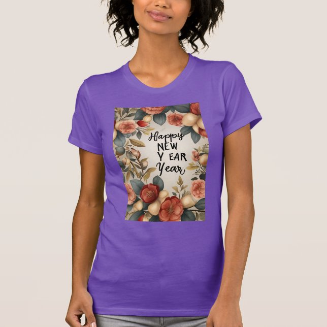 Gott nytt år Firande**×**** T Shirt (Framsida)