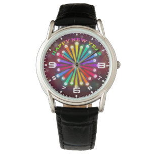 Gott nytt år Fireworks Design-11231 Armbandsur