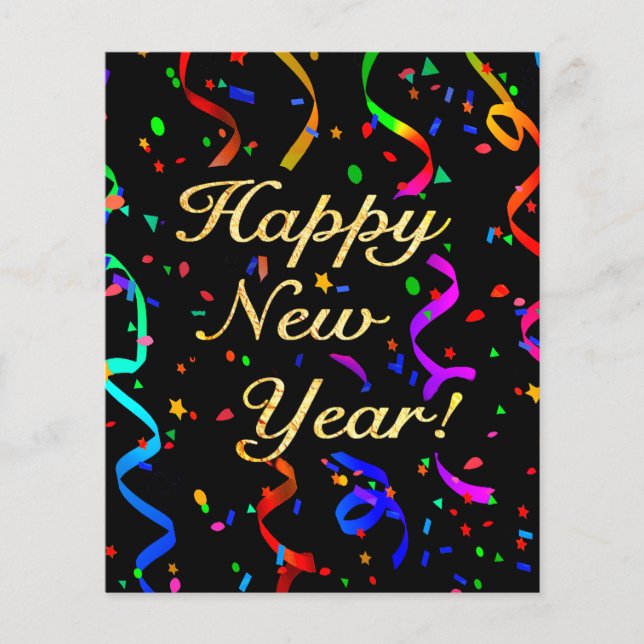 "Gott nytt år! ", Flygblad (Framsidan)