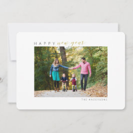 Gott Nytt År Foto Julkort