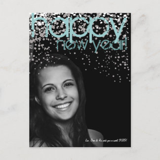 Gott nytt år-fotovykort helg vykort