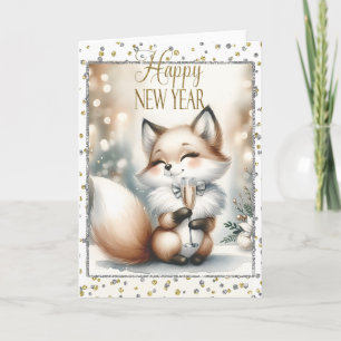 Gott nytt år Fox Kort