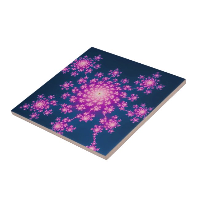 Gott nytt år Fractal Kakelplatta (Sidan)