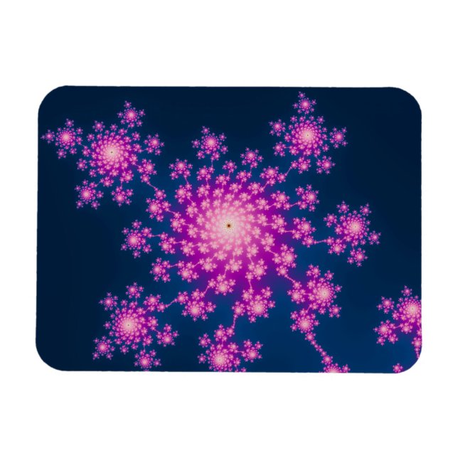 Gott nytt år Fractal Magnet (Horisontell)