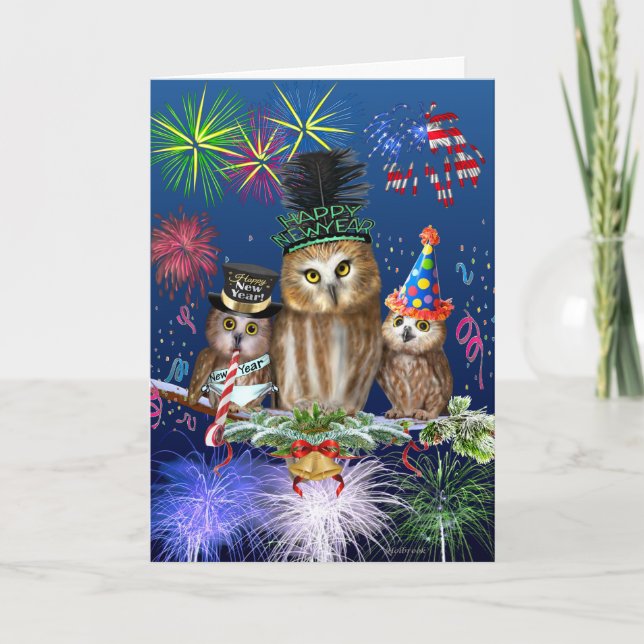 GOTT NYTT ÅR FRÅN ALLA OSS! HELGKORT (Framsida)