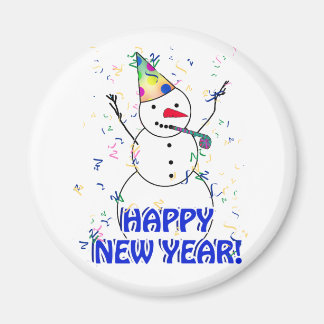Gott nytt år från det högaktande Snögubbe Magnet