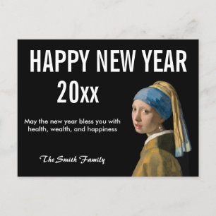 Gott nytt år från Girl med Pearl Earring Vykort