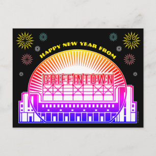 Gott nytt år från Griffintown-vykort Vykort