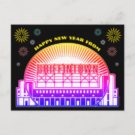 Gott nytt år från Griffintown-vykort Vykort