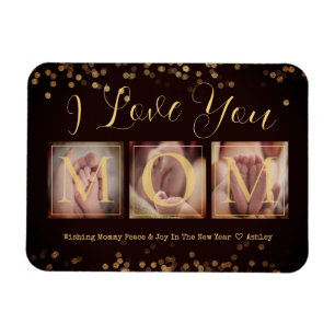 Gott nytt år Gift för Mamma Magnet