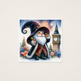 Gott nytt år! Gnome-serien Fyrkantigt Visitkort