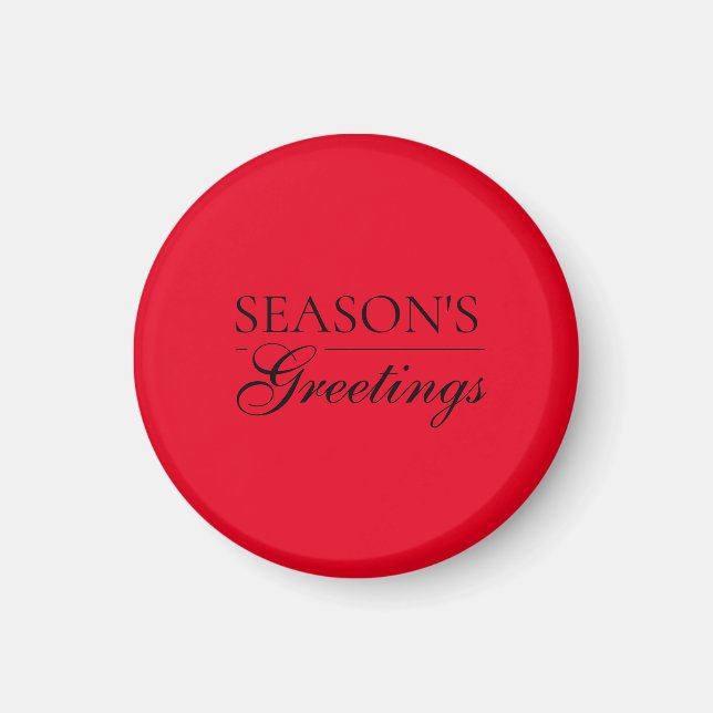 Gott Nytt År God Jul Höckertid HoHo Magnet (Framsidan)