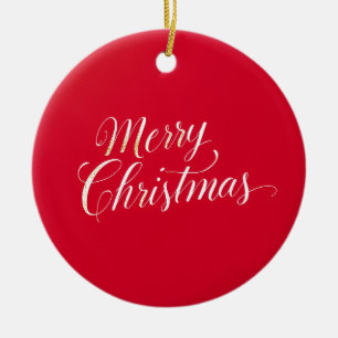 Gott nytt år God jul Högtider Julgransprydnad Keramik