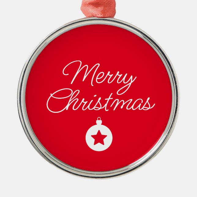 Gott nytt år God jul Högtider Julgransprydnad Metall (Framsidan)
