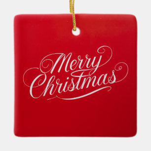 Gott nytt år God jul Högtidsstund Julgransprydnad Keramik