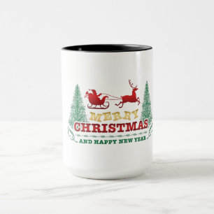 gott nytt år & God jul  Mugg