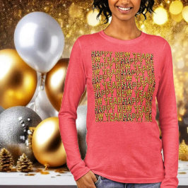 Gott nytt år Gul-Gld T Shirt