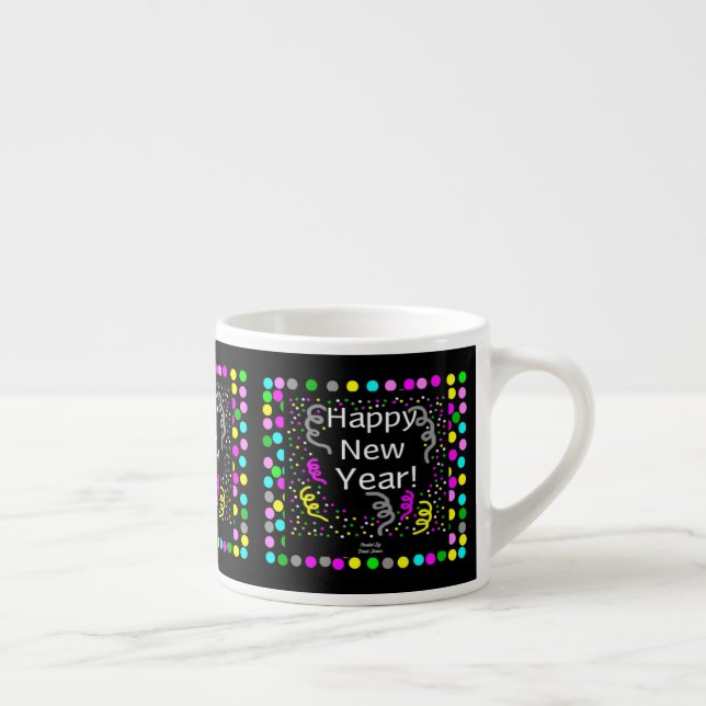 Gott nytt år Hälsning Espresso Mugg Espressomugg (Höger)