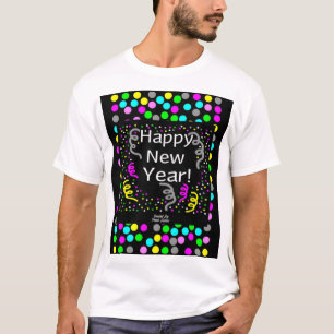 Gott nytt år Hälsning Manar White Basic T Shirt