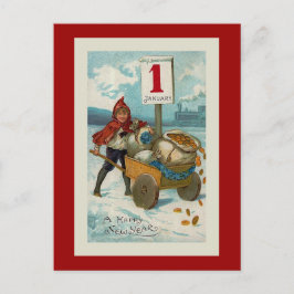 "Gott nytt år" hälsningkort Helg Vykort