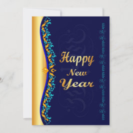 Gott nytt år-hälsningskort