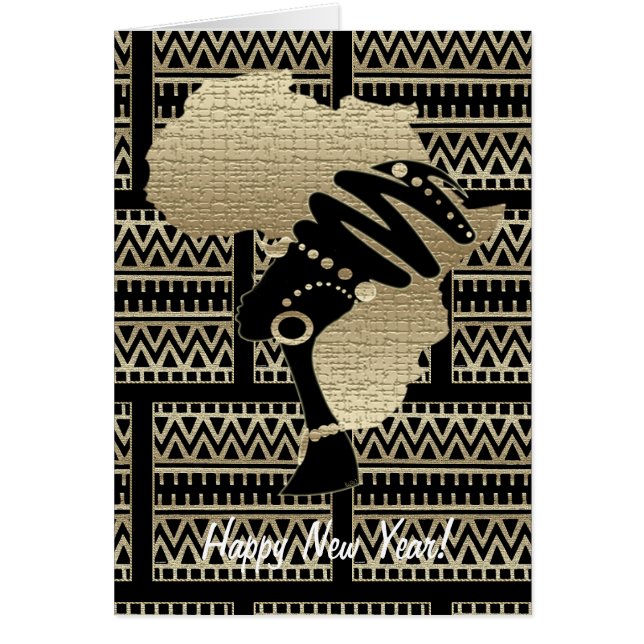 Gott nytt år hälsningskort (Framsidan)