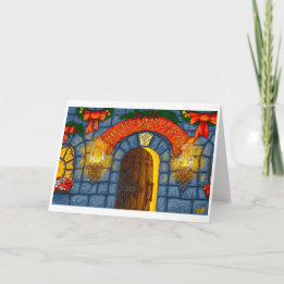 Gott nytt år-hälsningskort helgkort