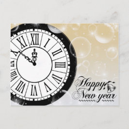 Gott nytt år helg vykort