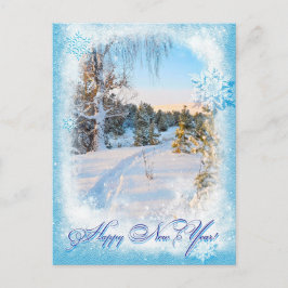 Gott nytt år helg vykort