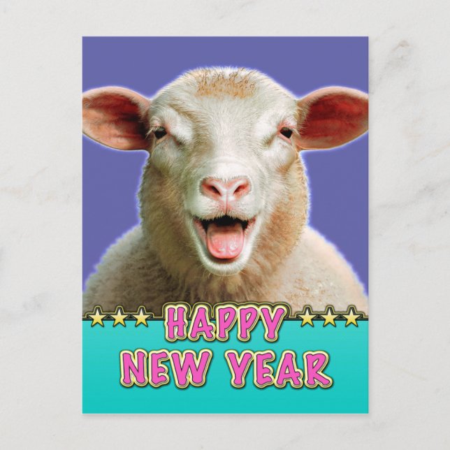 GOTT NYTT ÅR HELG VYKORT (Framsida)