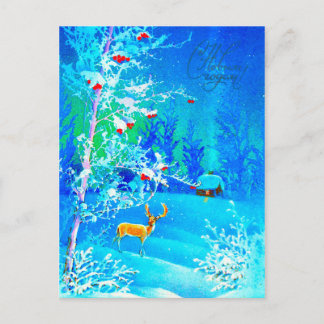 Gott nytt år helg vykort