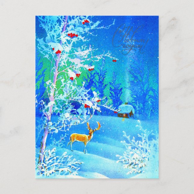 Gott nytt år helg vykort (Framsida)