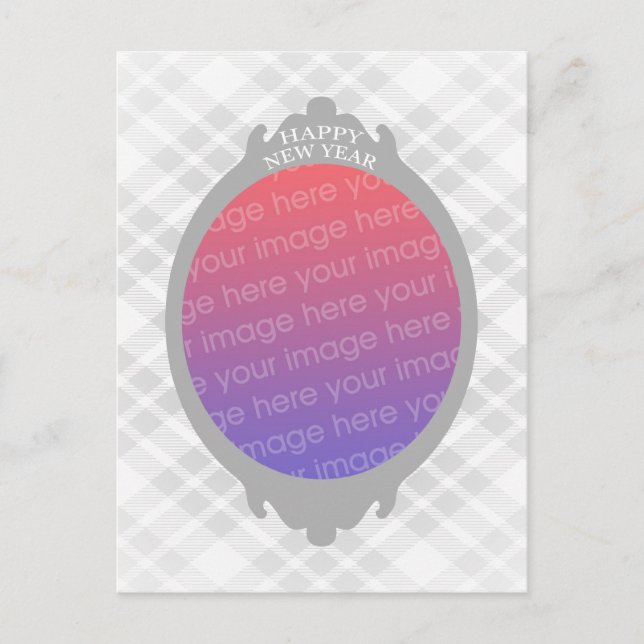 gott nytt år helg vykort (Framsida)